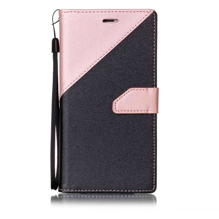 For iPhone 8 Plus & 7 Plus Matching Color Frosted Texture Horizontal Flip PU Leather Case with Holder & Card Slots & Lanyard
