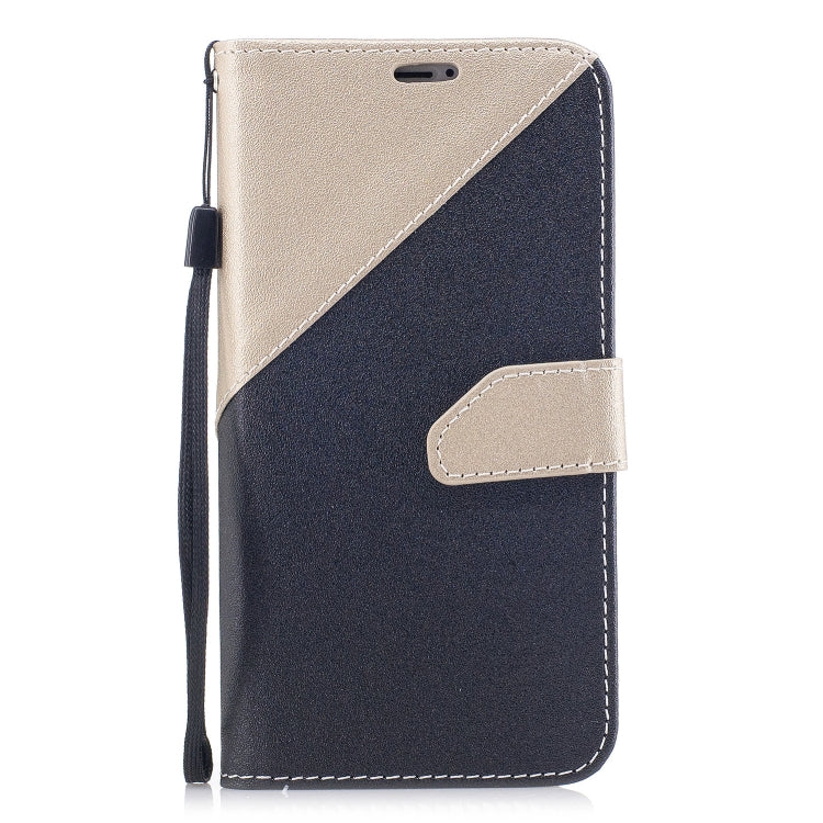 For iPhone X & XS Matching Color Frosted Texture Horizontal Flip PU Leather Case with Holder & Card Slots & Lanyard