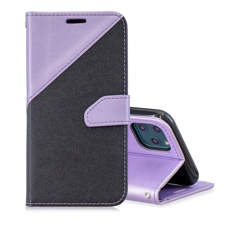 For iPhone 11 Matching Color Frosted Texture Horizontal Flip PU Leather Case with Holder & Card Slots & Lanyard