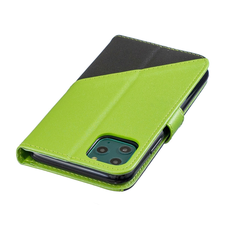 For iPhone 11 Matching Color Frosted Texture Horizontal Flip PU Leather Case with Holder & Card Slots & Lanyard