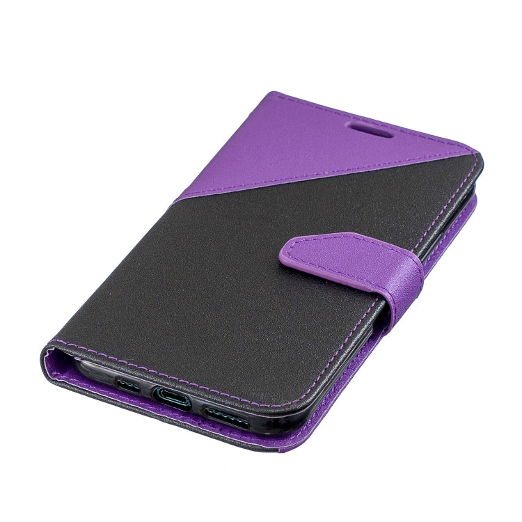 For iPhone 11 Matching Color Frosted Texture Horizontal Flip PU Leather Case with Holder & Card Slots & Lanyard