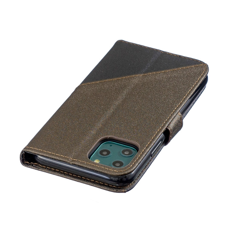For iPhone 11 Matching Color Frosted Texture Horizontal Flip PU Leather Case with Holder & Card Slots & Lanyard