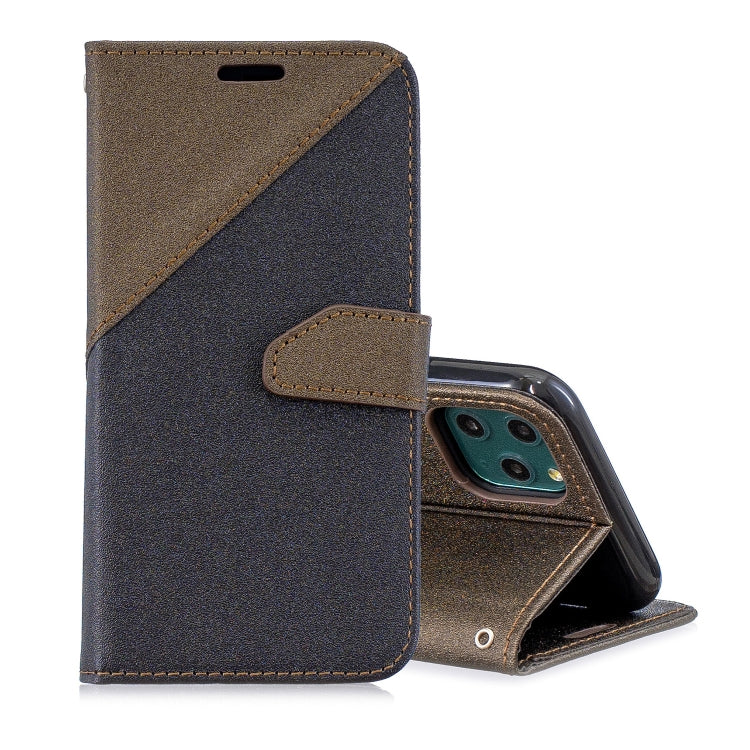 For iPhone 11 Matching Color Frosted Texture Horizontal Flip PU Leather Case with Holder & Card Slots & Lanyard