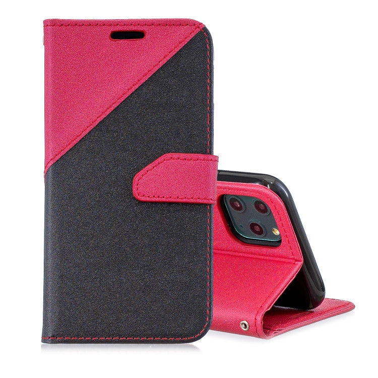 For iPhone 11 Pro Matching Color Frosted Texture Horizontal Flip PU Leather Case with Holder & Card Slots & Lanyard