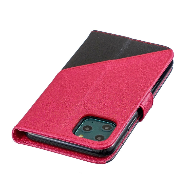 For iPhone 11 Pro Matching Color Frosted Texture Horizontal Flip PU Leather Case with Holder & Card Slots & Lanyard