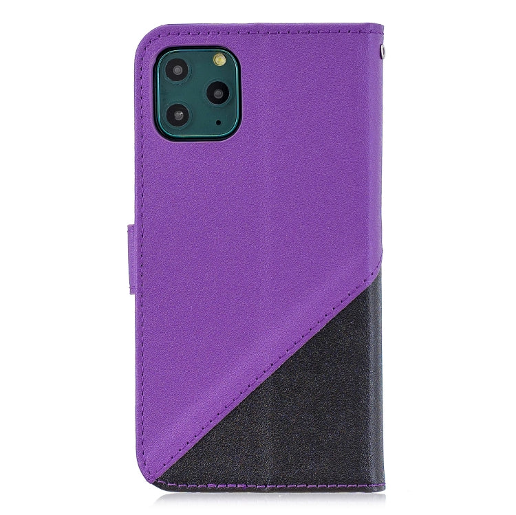 For iPhone 11 Pro Max Matching Color Frosted Texture Horizontal Flip PU Leather Case with Holder & Card Slots & Lanyard