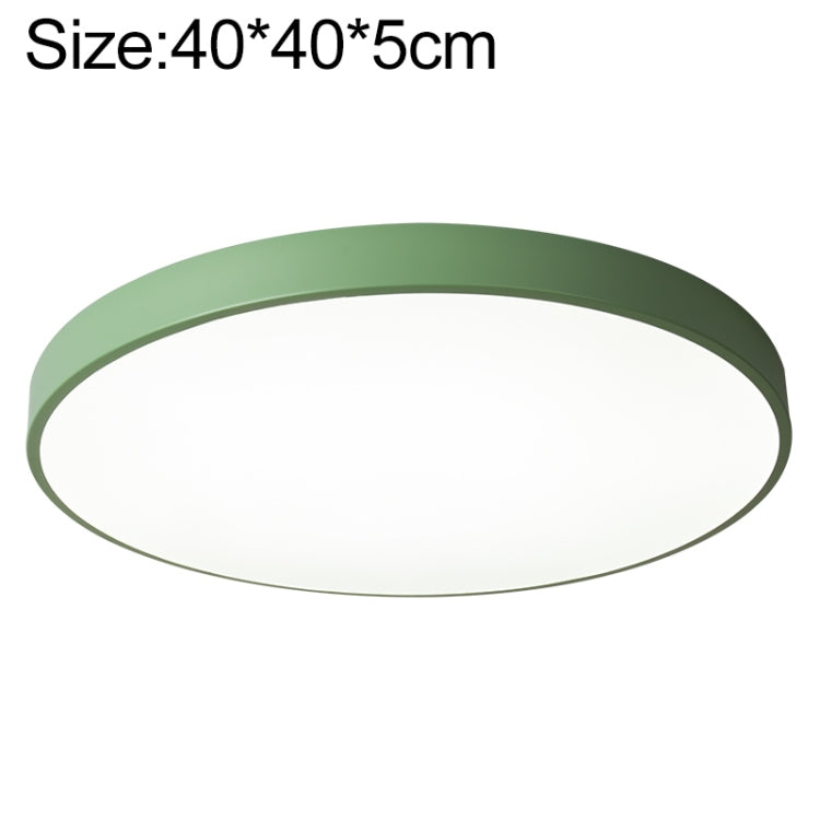 Macaron LED Round Ceiling Lamp, White Light, Size:40cm