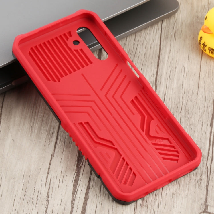 For Samsung Galaxy A13 5G Armor Warrior Shockproof PC + TPU Phone Case