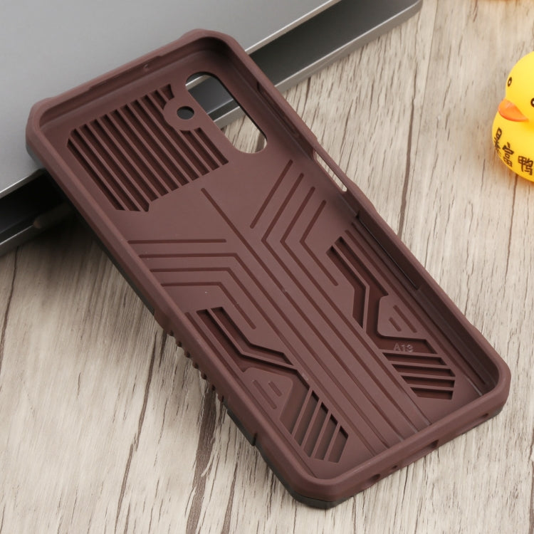 For Samsung Galaxy A13 5G Armor Warrior Shockproof PC + TPU Phone Case