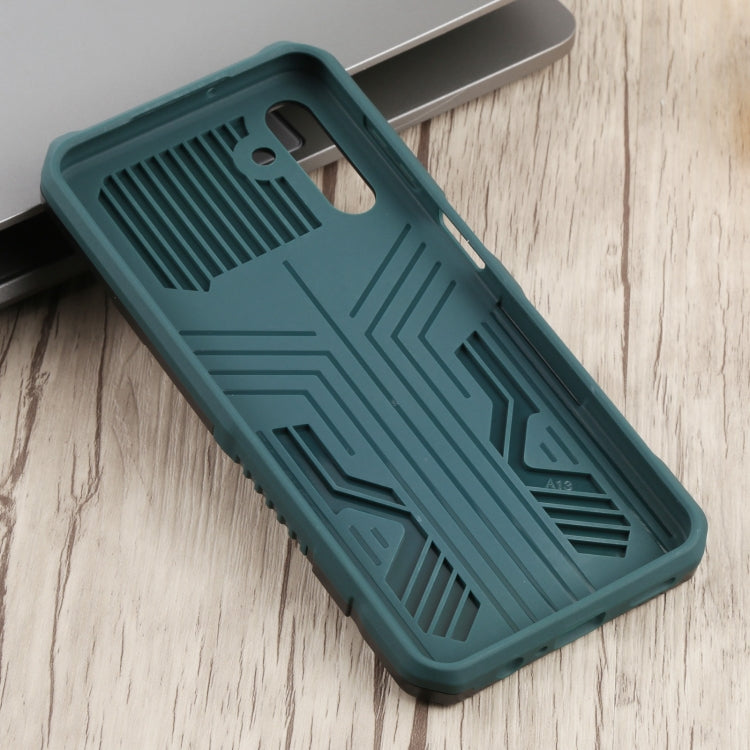 For Samsung Galaxy A13 5G Armor Warrior Shockproof PC + TPU Phone Case