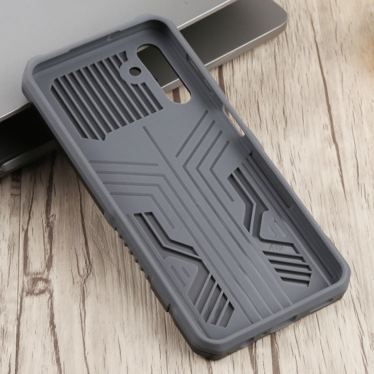 For Samsung Galaxy A13 5G Armor Warrior Shockproof PC + TPU Phone Case