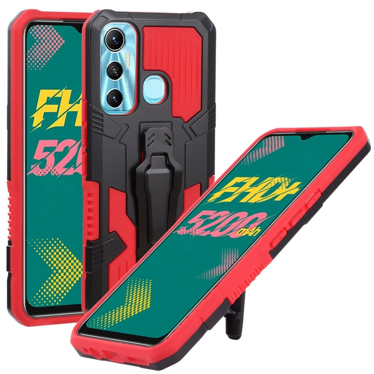 For Infinix Hot 11 Armor Warrior Shockproof PC + TPU Phone Case