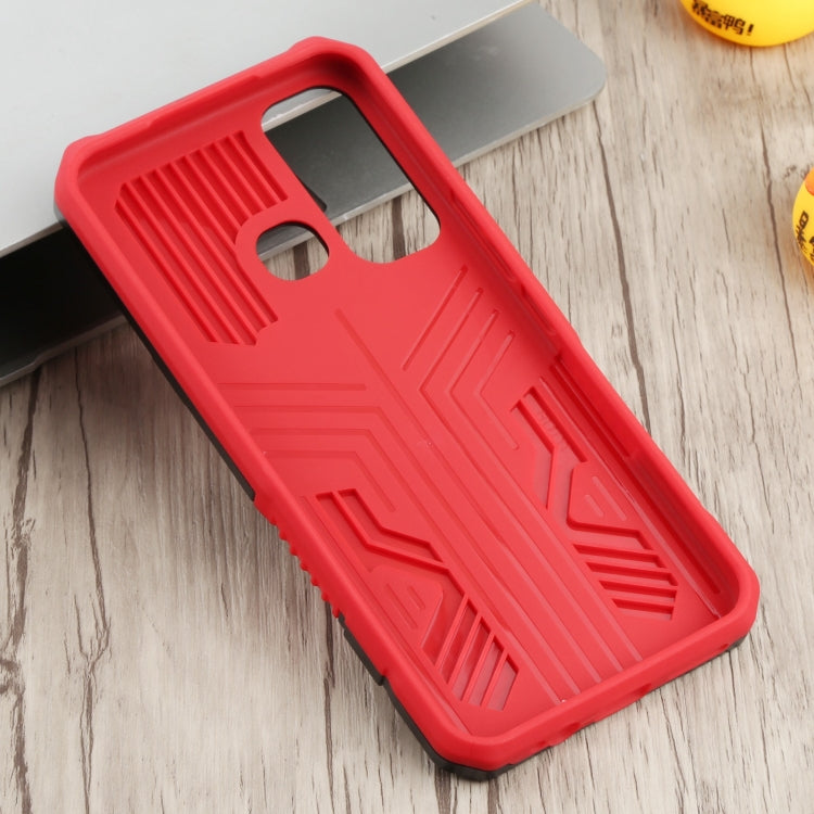 For Infinix Hot 11 Armor Warrior Shockproof PC + TPU Phone Case