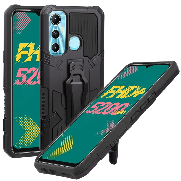 For Infinix Hot 11 Armor Warrior Shockproof PC + TPU Phone Case