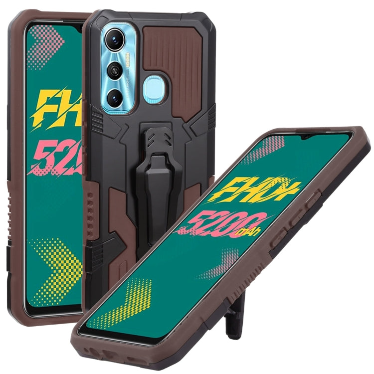 For Infinix Hot 11 Armor Warrior Shockproof PC + TPU Phone Case