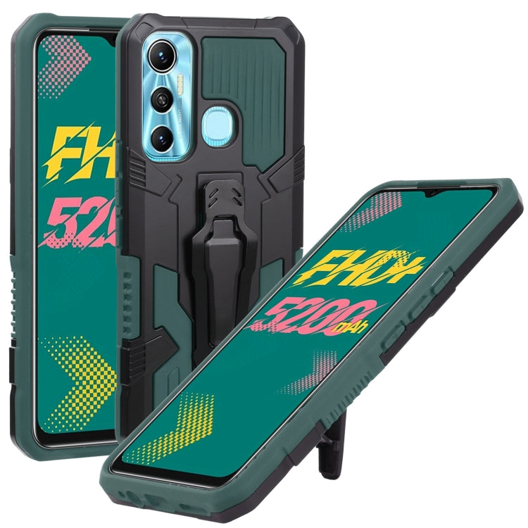 For Infinix Hot 11 Armor Warrior Shockproof PC + TPU Phone Case