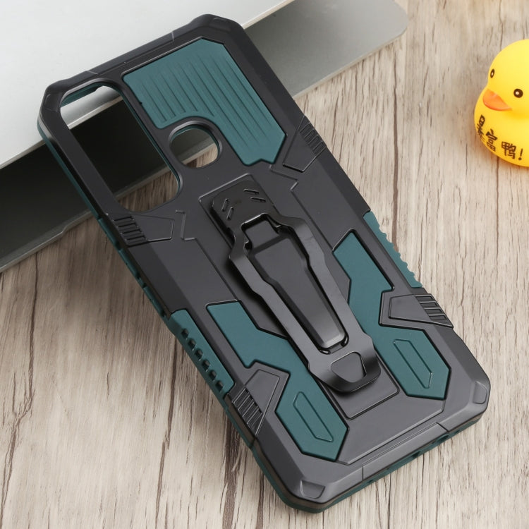 For Infinix Hot 11 Armor Warrior Shockproof PC + TPU Phone Case
