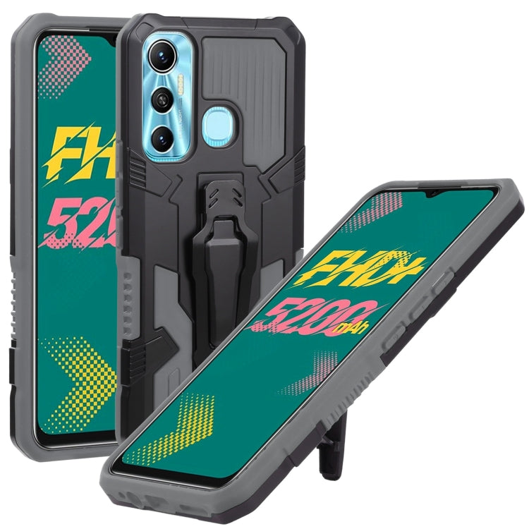 For Infinix Hot 11 Armor Warrior Shockproof PC + TPU Phone Case