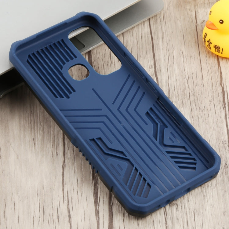 For Infinix Hot 11 Armor Warrior Shockproof PC + TPU Phone Case