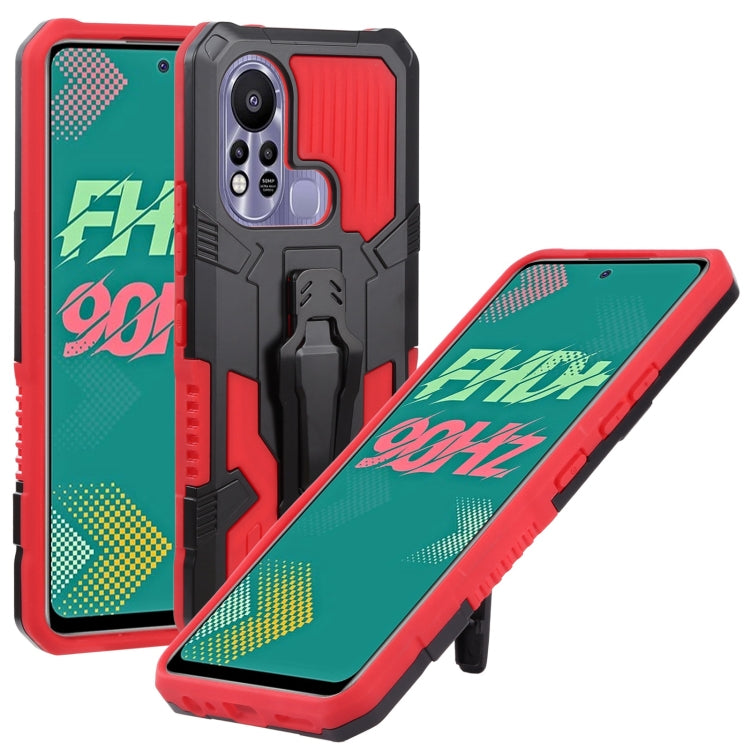 For Infinix Hot 11s Armor Warrior Shockproof PC + TPU Phone Case