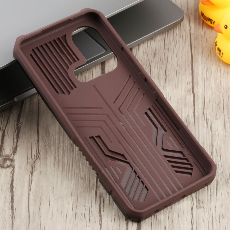 For Infinix Hot 11s Armor Warrior Shockproof PC + TPU Phone Case