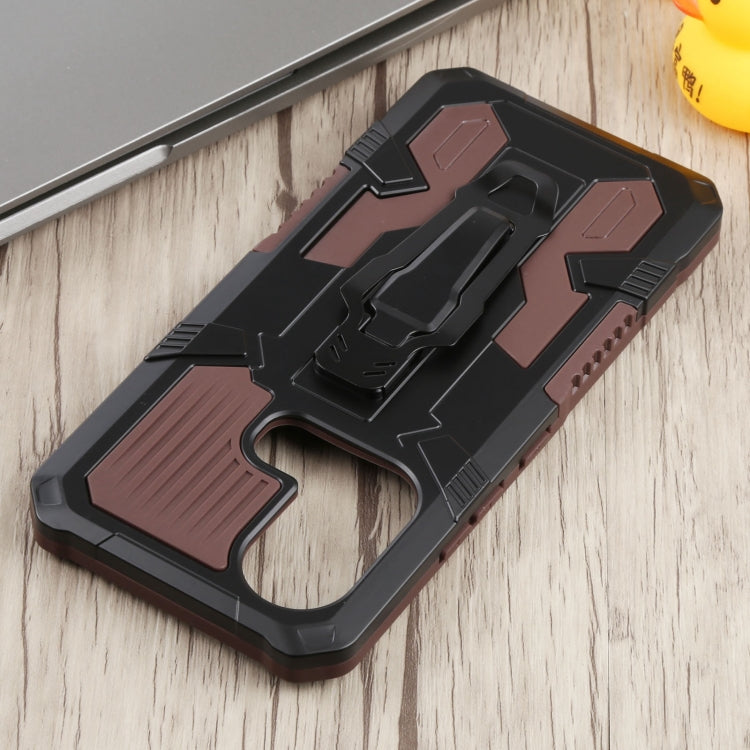 For Infinix Hot 11s Armor Warrior Shockproof PC + TPU Phone Case
