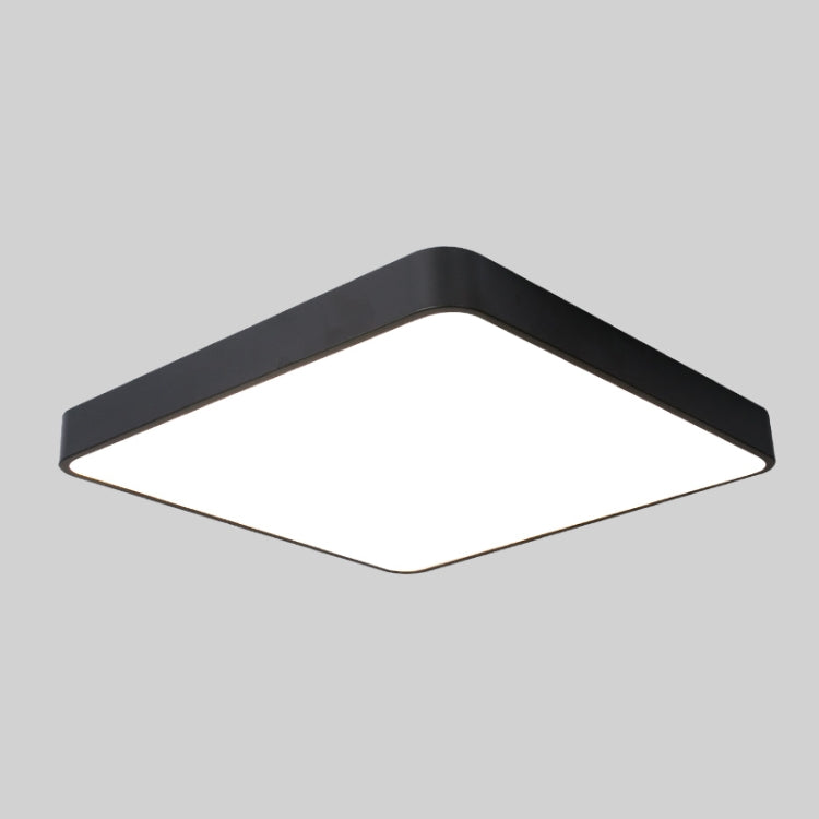Macaron LED Square Ceiling Lamp, White Light, Size:60cm