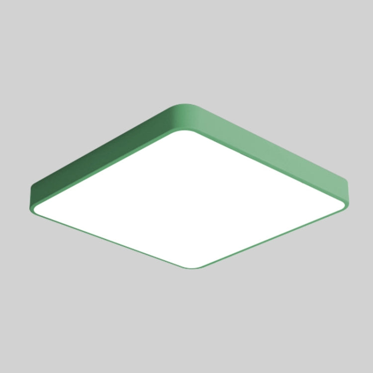 Macaron LED Square Ceiling Lamp, White Light, Size:60cm