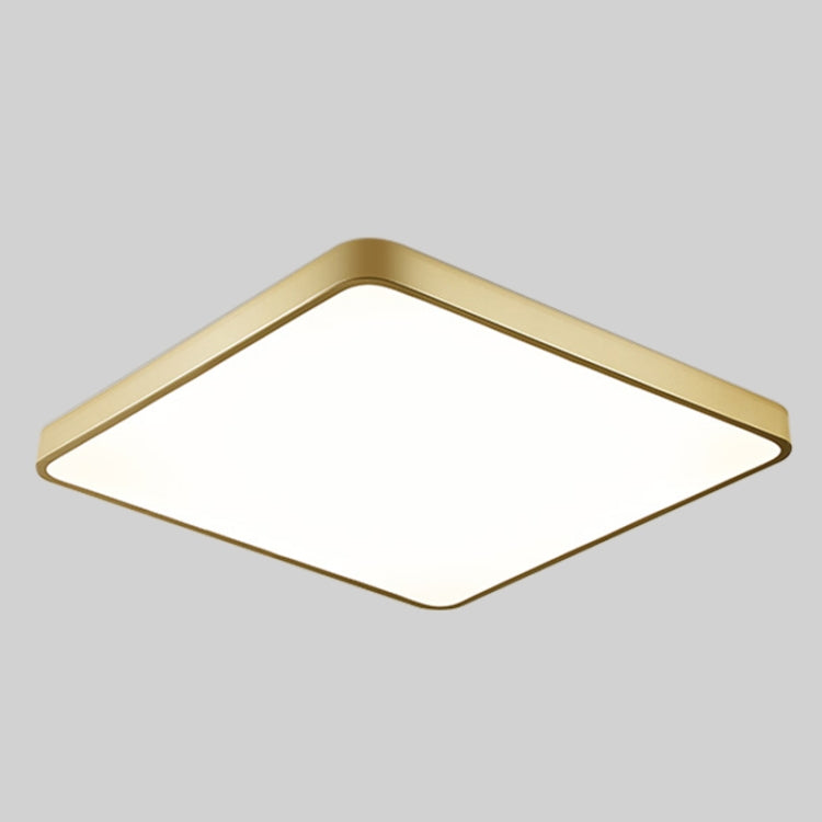 Macaron LED Square Ceiling Lamp, White Light, Size:60cm