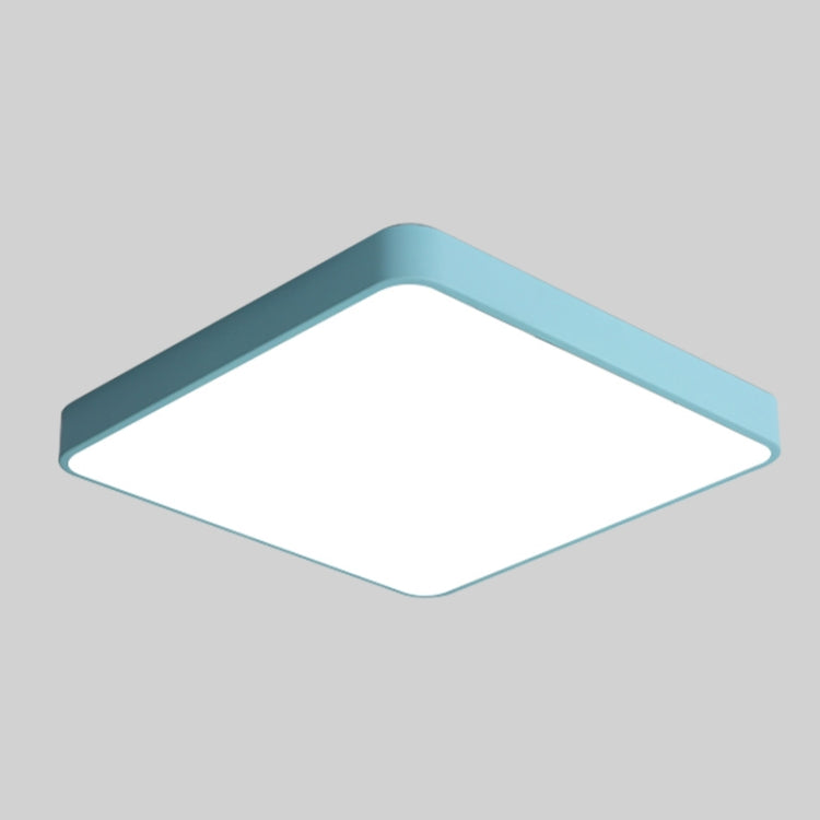 Macaron LED Square Ceiling Lamp, White Light, Size:60cm