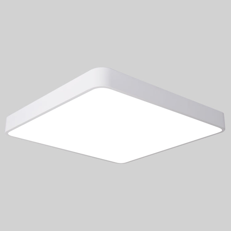 Macaron LED Square Ceiling Lamp, White Light, Size:60cm