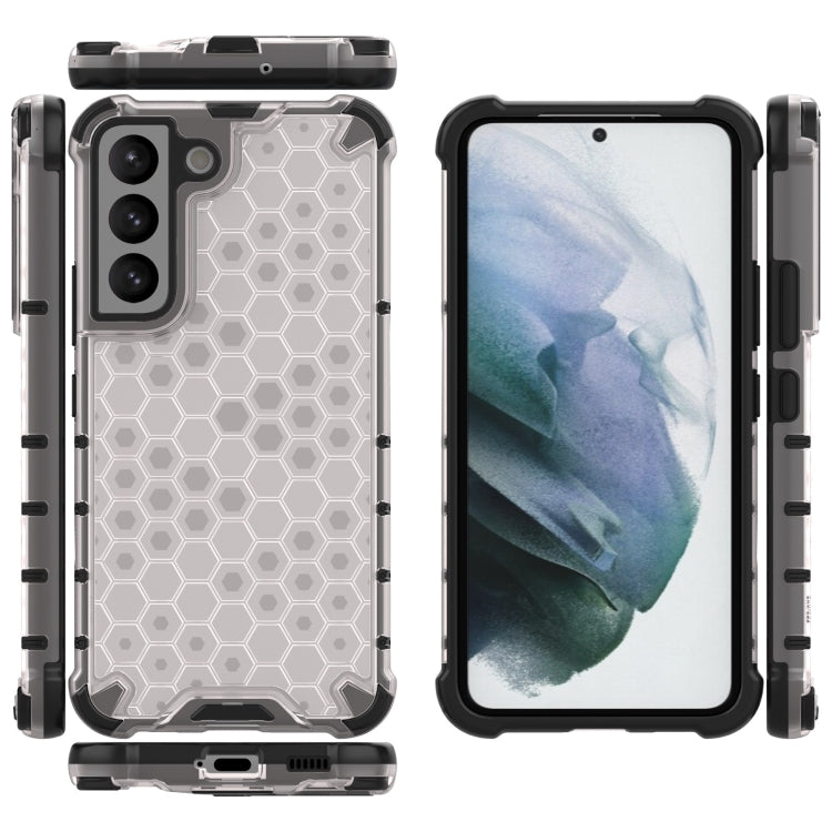 For Samsung Galaxy S22 5G Honeycomb PC + TPU Phone Case