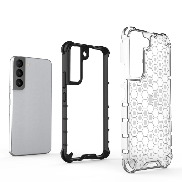 For Samsung Galaxy S22 5G Honeycomb PC + TPU Phone Case