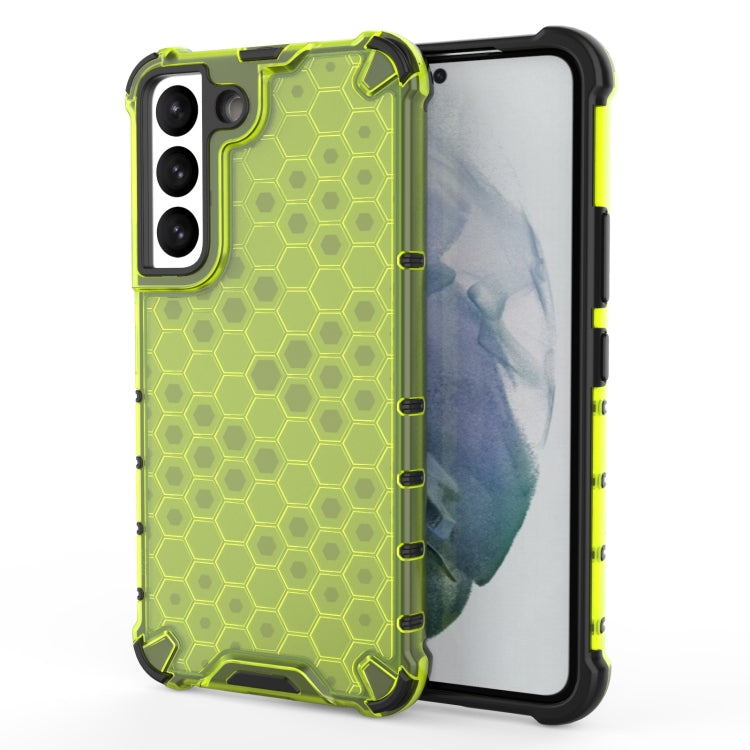 For Samsung Galaxy S22 5G Honeycomb PC + TPU Phone Case