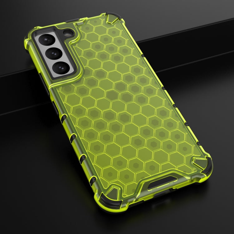 For Samsung Galaxy S22 5G Honeycomb PC + TPU Phone Case