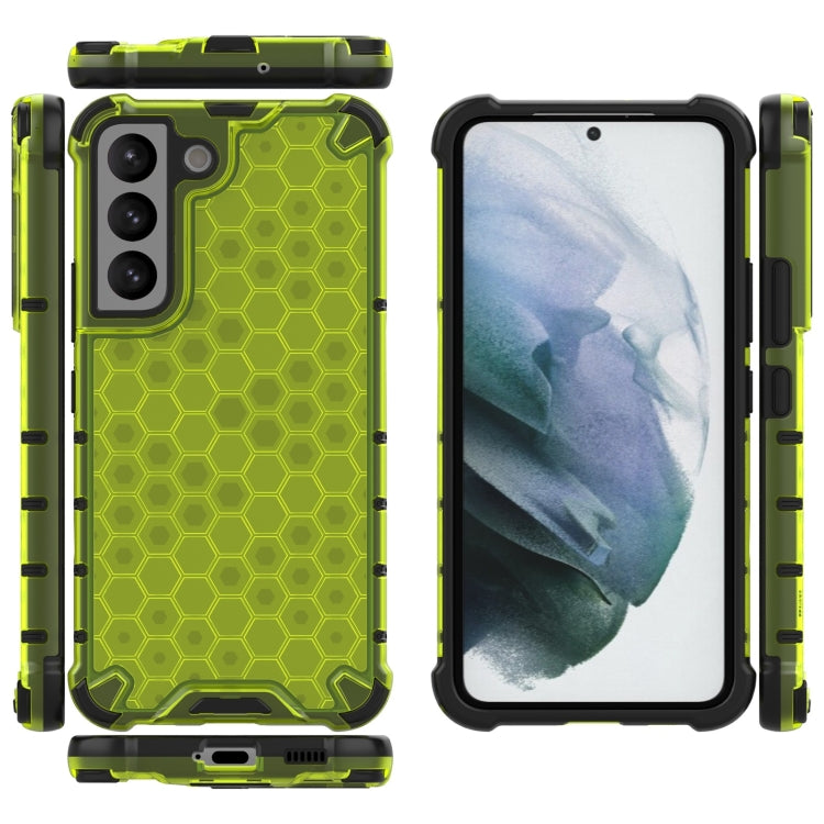 For Samsung Galaxy S22 5G Honeycomb PC + TPU Phone Case