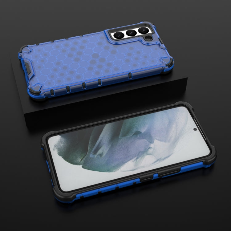 For Samsung Galaxy S22 5G Honeycomb PC + TPU Phone Case