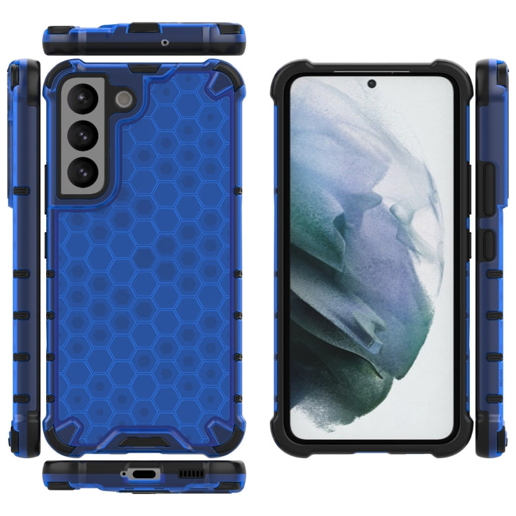 For Samsung Galaxy S22 5G Honeycomb PC + TPU Phone Case