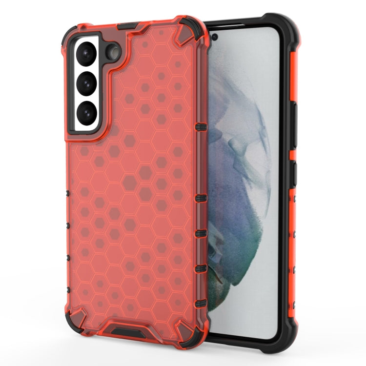 For Samsung Galaxy S22 5G Honeycomb PC + TPU Phone Case