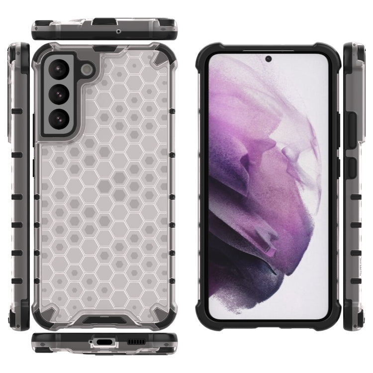 For Samsung Galaxy S22+ 5G Honeycomb PC + TPU Phone Case