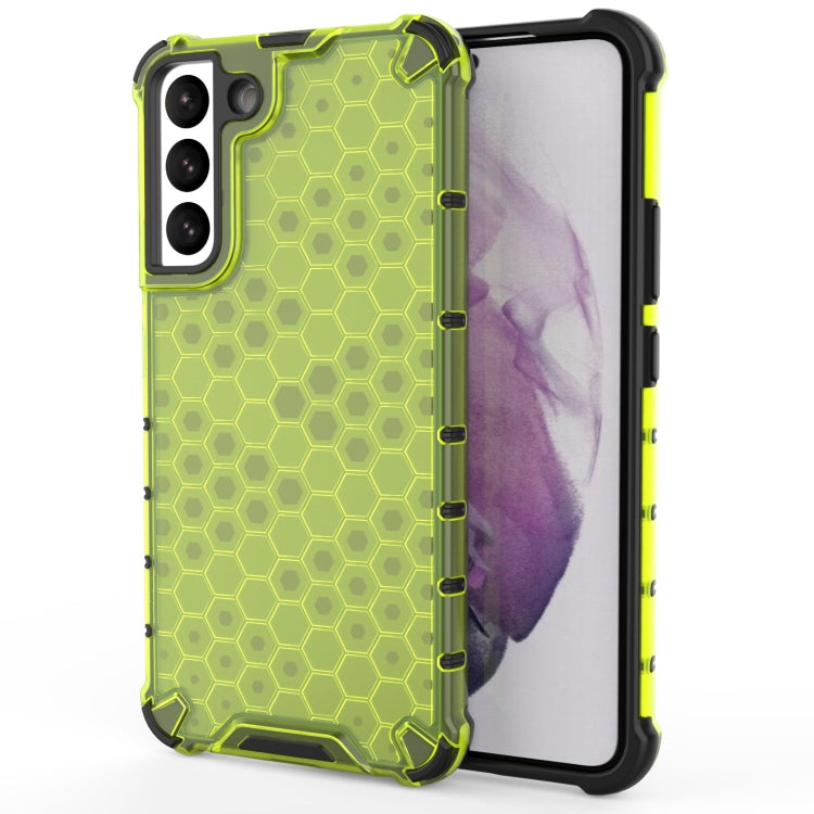 For Samsung Galaxy S22+ 5G Honeycomb PC + TPU Phone Case