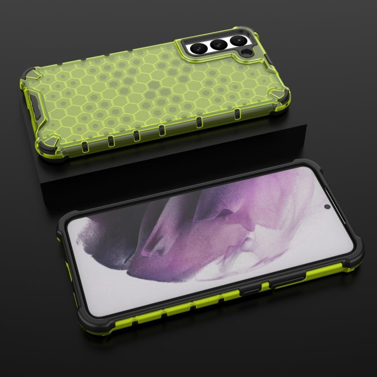 For Samsung Galaxy S22+ 5G Honeycomb PC + TPU Phone Case