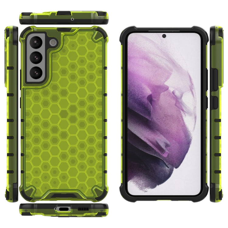 For Samsung Galaxy S22+ 5G Honeycomb PC + TPU Phone Case