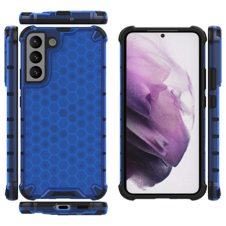 For Samsung Galaxy S22+ 5G Honeycomb PC + TPU Phone Case