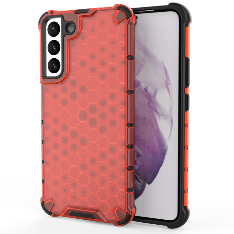 For Samsung Galaxy S22+ 5G Honeycomb PC + TPU Phone Case