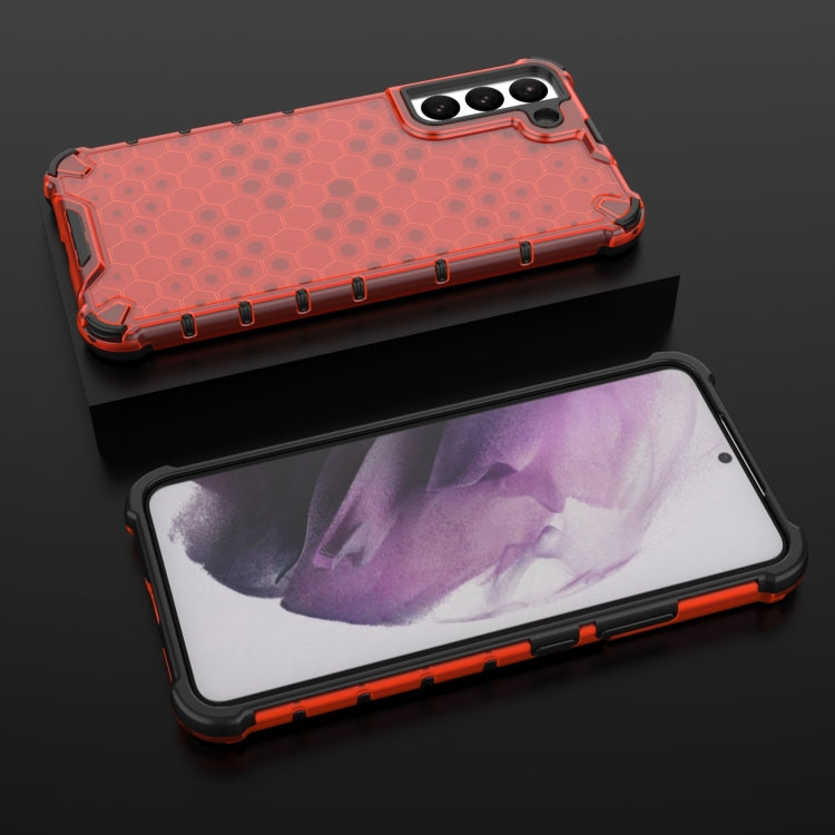For Samsung Galaxy S22+ 5G Honeycomb PC + TPU Phone Case