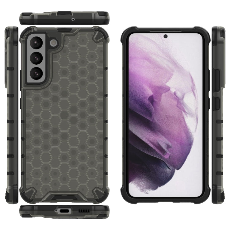 For Samsung Galaxy S22+ 5G Honeycomb PC + TPU Phone Case