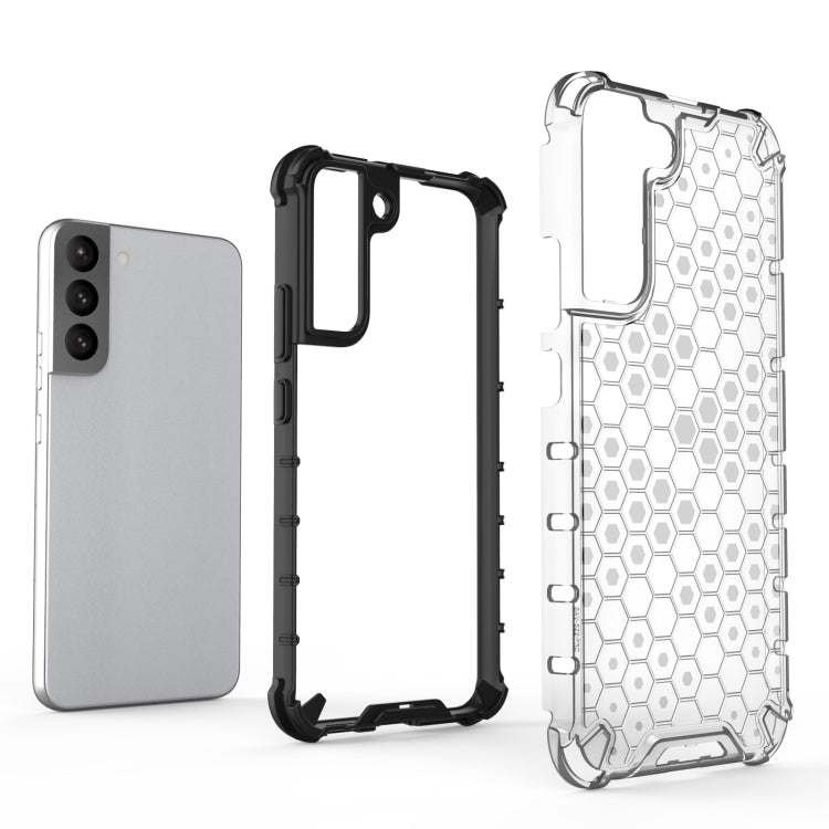 For Samsung Galaxy S22+ 5G Honeycomb PC + TPU Phone Case