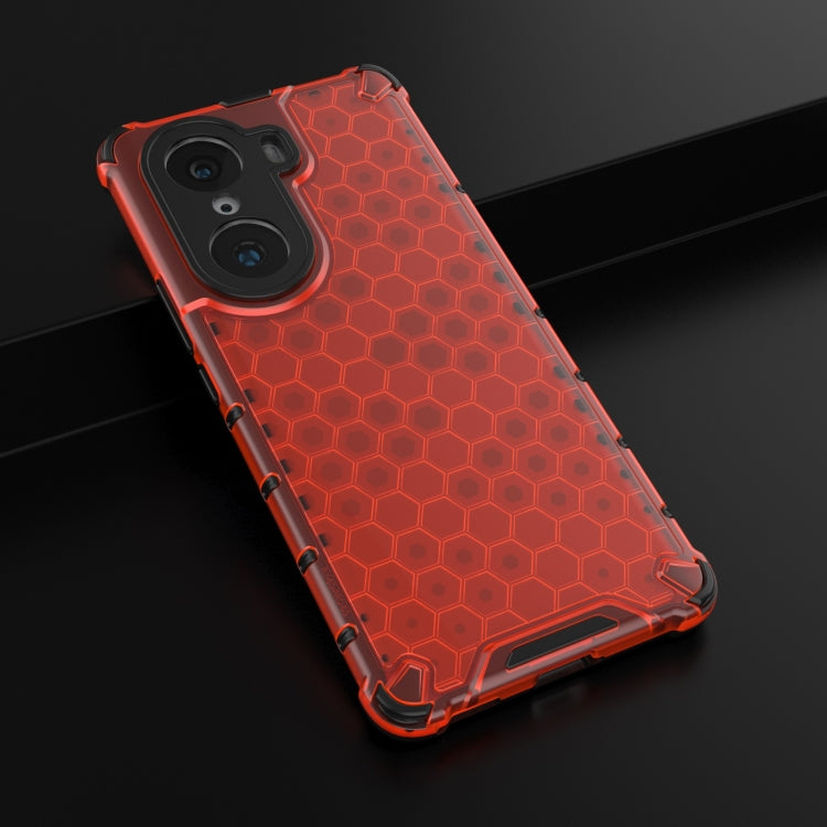 For Honor 60 Pro Honeycomb PC + TPU Phone Case