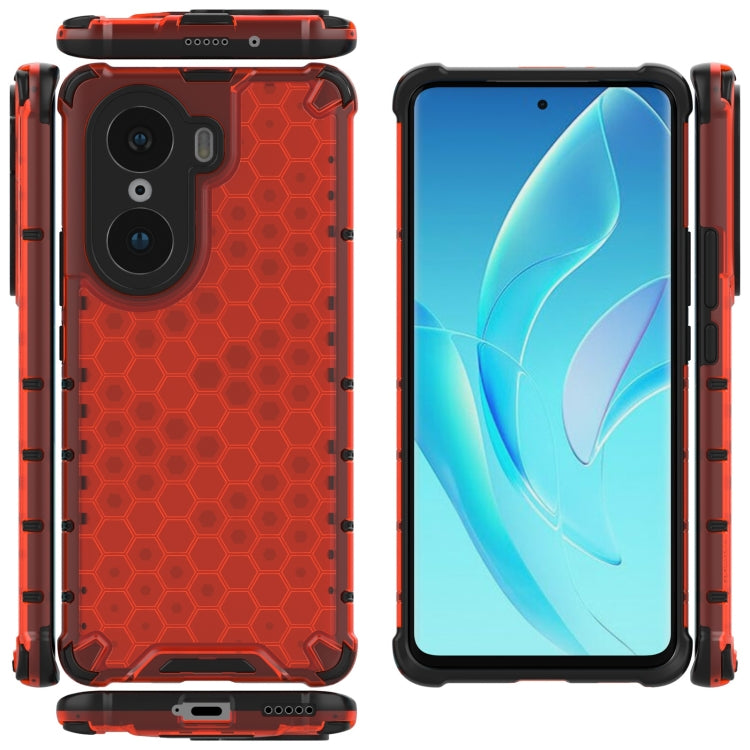 For Honor 60 Pro Honeycomb PC + TPU Phone Case